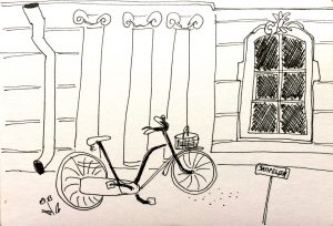Велосипед история Петербург Надя Демкина художник | Nadin Piter Надин Питер блог Нади Демкиной 