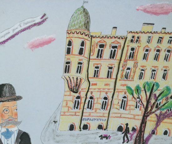 Портрет дома Чайковского 38 история Петербург картина | Nadin Piter Надин Питер блог Нади Демкиной
